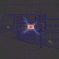 Aerial Planning of Modern Architectural Complex With Unique Roof Design and Surrounding High-Rise Buildings