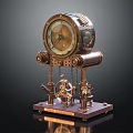 Retro floor clock mechanical clock big clock big clock 3d model