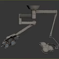 Medical Surgical Illumination Equipment With Adjustable Arm And Multiple Bulbs