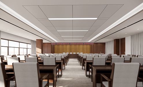 Modern Conference Room Conference Room Lecture Hall 3d model