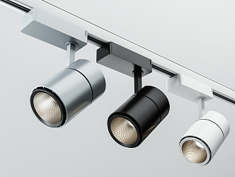 Modern Spotlights Track Spotlights 3d model