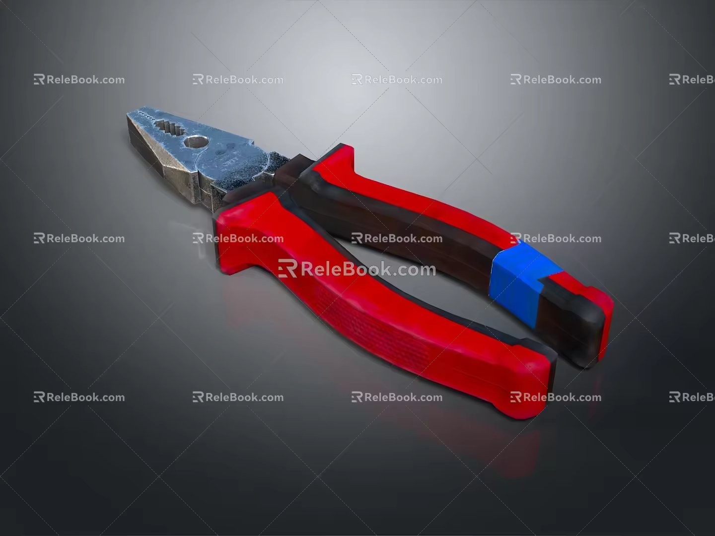 Pipe pliers wrench tool hardware tools processing tools furniture realistic 3d model