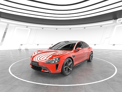 Xiaomi Auto sports car Baoshi Mi New Energy Vehicle 3d model