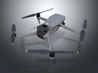 Advanced Professional Drone With High Resolution Camera Stable Propellers And Sleek Design 3d model
