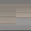 Modern Gray Pleated Curtains With Textured Fabric For Home Interior Decor