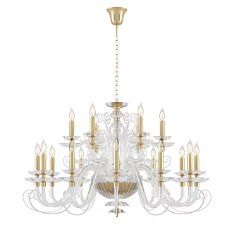 Crystal chandelier 3d model