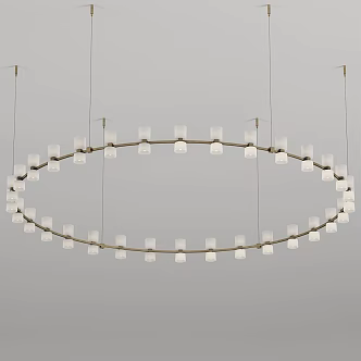 Modern Chandelier Viabizzuno Royal Chandelier Ceiling Radiant Chandelier 3d model