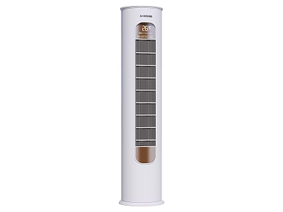 Lasko White Tower Air Cooler Fan With Grille Design And Control Panel 3d model