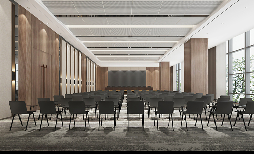 Modern Conference Hall Report Hall 3d model