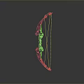 Crossbow Mechanical Crossbow Shift Bow and Arrow Shoot Far Equipment Weapons High-tech Crossbow 3d model