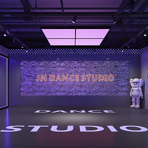 Simple Street Dance Classroom 3d model