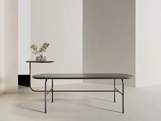 modern bench 3d model