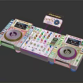 Modern Mixer Portable Synthesizer 3d model