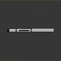 Futuristic Modern Weapon With Sleek White Barrel And Black Grip Design