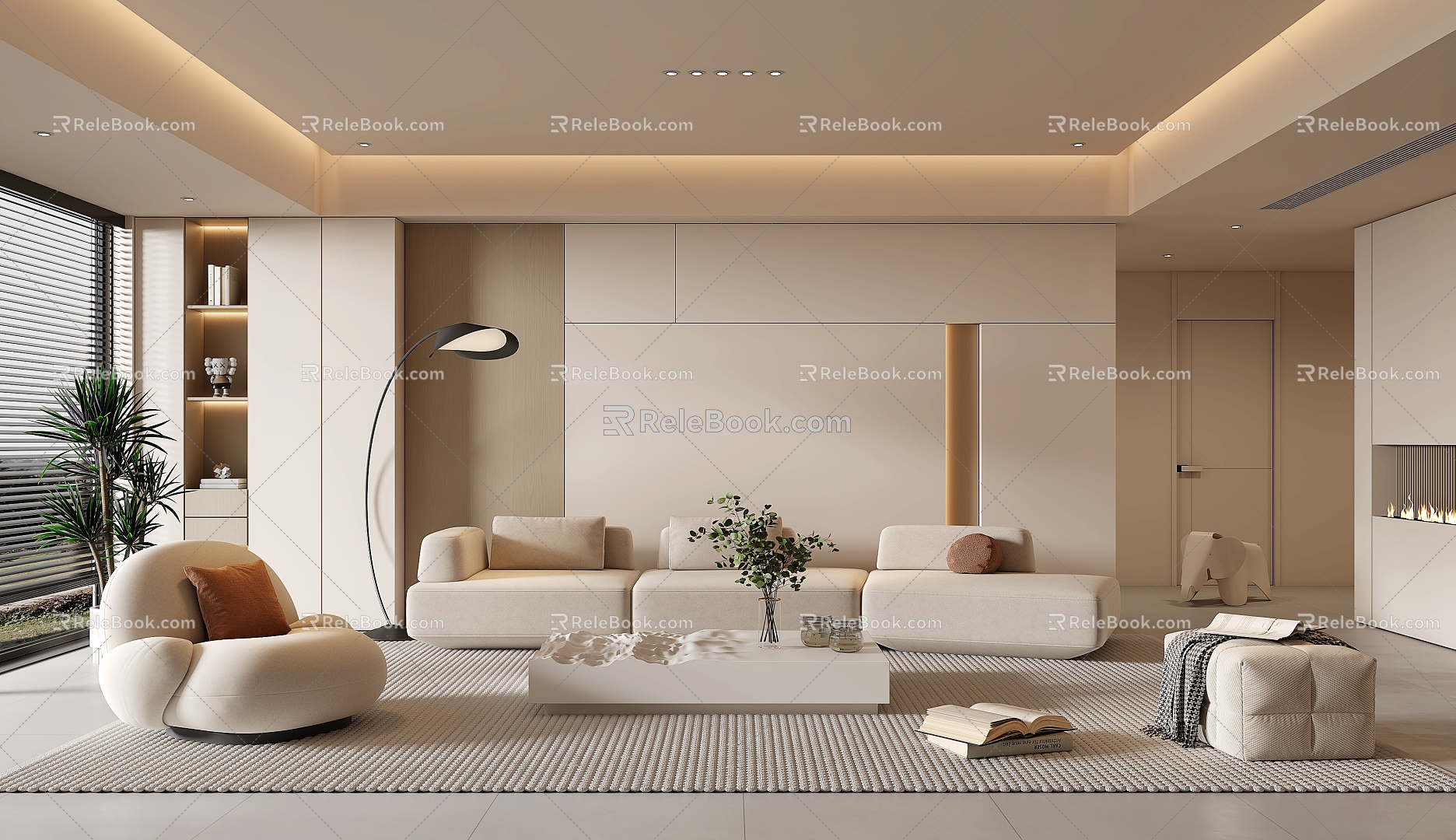 Living room 3d model