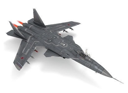 Jet Fighter Aircraft Military Vehicle 3d model