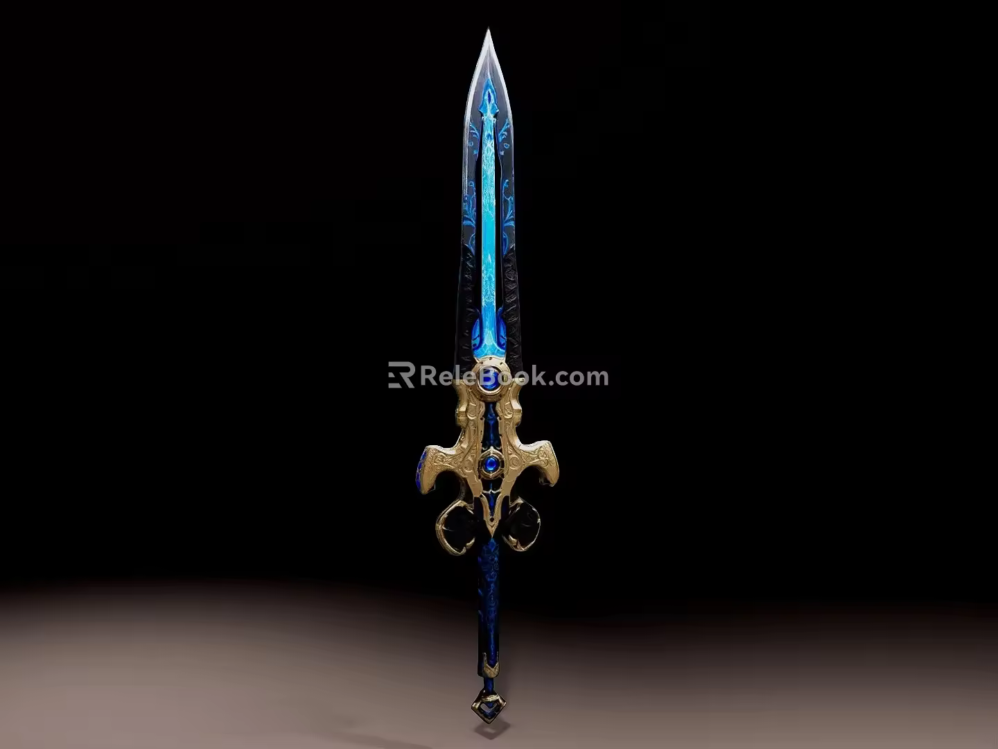 Fantasy Weapon Fantasy Ice Weapon Magic Weapon Frost Weapon Fantasy Style 3d model