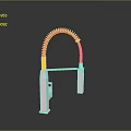 Durable Modern Stainless Steel Kitchen Faucet With Single Handle High Arc Design