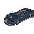 Modern sports car Super sports car 3d model