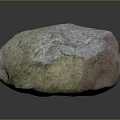 Natural Stone With Rough Surface Texture And Multicolored Hues In Organic Form