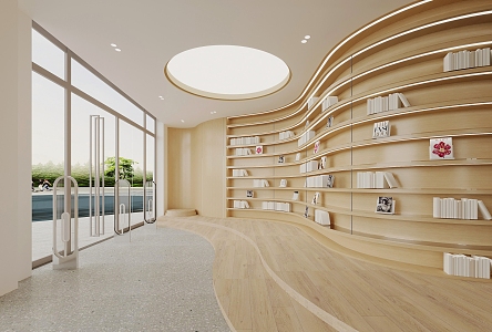 Bookstore 3d model