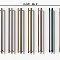 Modern cabinet door handle combination metal handle long handle 3d model