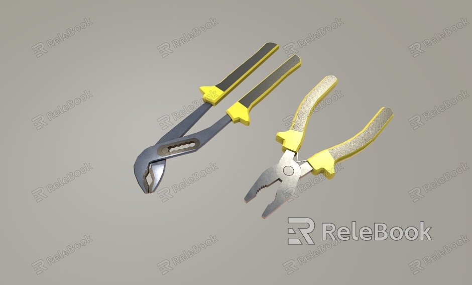 Metal tool pliers model