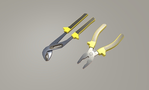 Metal tool pliers 3d model