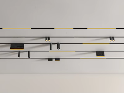 Stylish Downlights And Spotlights With Modern Design For Home Ceiling Installation 3d model