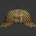 Classic Brown Beige Checkered Flat Cap With Stylish Design For Casual Wear