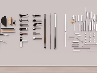Hardware Door Handle Door Handle 3d model