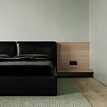 Modern Apartment Interior With Marble Table Black Chair And Magazine
