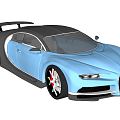 Hyundai sports car Bugatti Veyron Super sports car Luxury Car Model 3d model