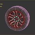 Ford Tire Tire Wheel Wheel Hub Volkswagen Wheel Volkswagen Tire New Tire Car Tire 3d model