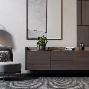 Modern Side Cabinet Chair Side Cabinet 3d model