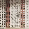 Modern partition cement partition 3d model