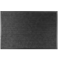 Square Dark Gray Vertical Striped Rug for Modern Home Interior Decor