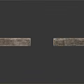 Gray Rough Textured Bricks in Rectangular and Square Shapes for Building Use 3d model
