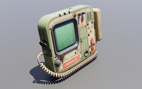 radiation dosimeter 3d model