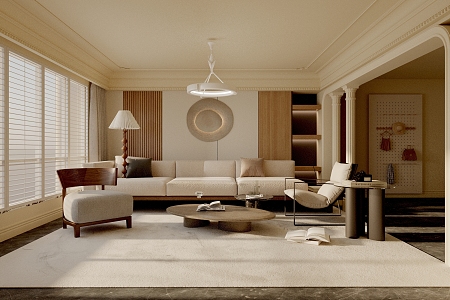 The Silent Living Room 3d model