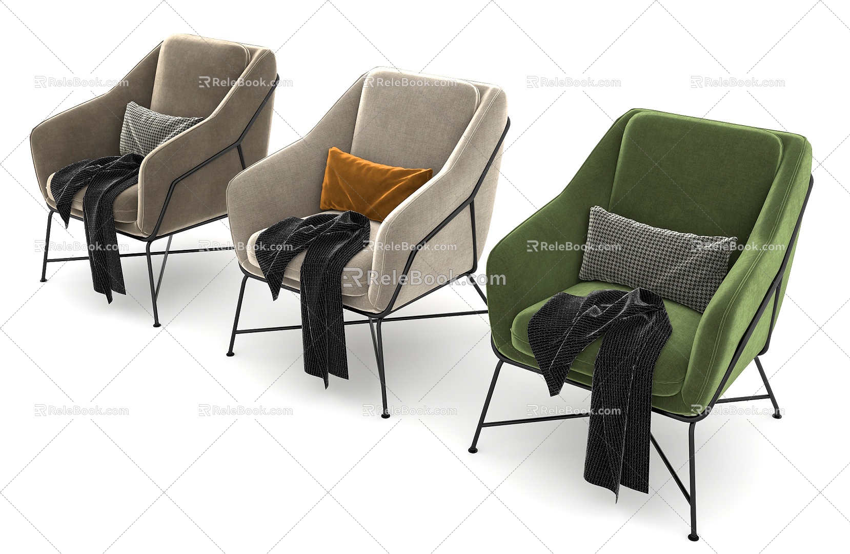 Leisure Chair Sofa Sofa Chair 3d model