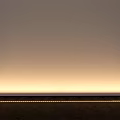 Outdoor Strip Lights With Warm Yellow Light Illuminating Dark Ground For Cozy Soft Ambiance