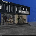 Modern Clothing Store Interior Featuring Displayed T-shirts Colorful Apparel Comfortable Chairs And Table