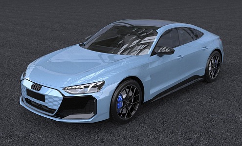 Audi RS etron sports car new energy vehicle electric car 3d model