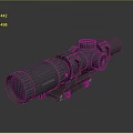Infrared Steiner Laser Pistol Light Source Firearm Sight Firearm Device 3d model