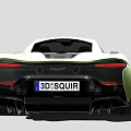 Green Two Door McLaren Sports Car With Sleek Design And Black Wheels