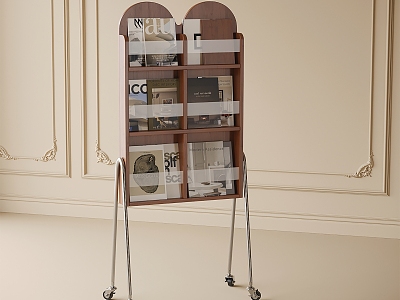 Middle Style Magazine Rack model