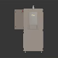 Industrial Equipment With Control Panel Display Screen Open Door And Cabinet Structure