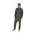 Standing foreign men in spring and summer costumes 3d model