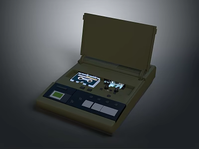 Professional Electronic Testing Device With LCD Display Control Buttons And Internal Modules 3d model